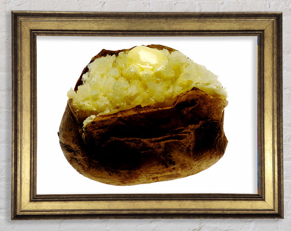 Jacket Potato Butter Melt Framed Print