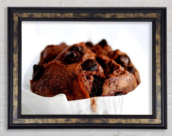 Chocolate Chip Muffin Framed Print