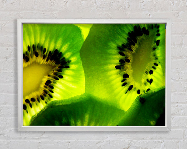 Kiwi Close-Up Framed Print