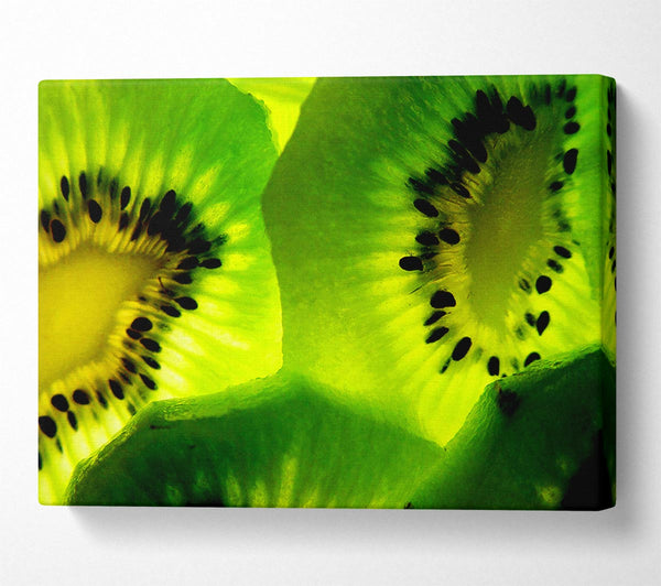  A Canvas Print of Kiwi Close-Up Canvas Print