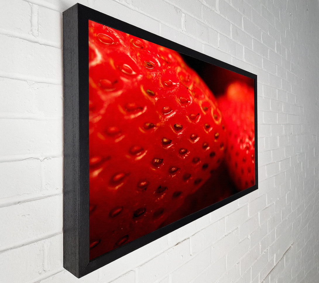  A Canvas Print of Strawberry Treat Canvas Print
