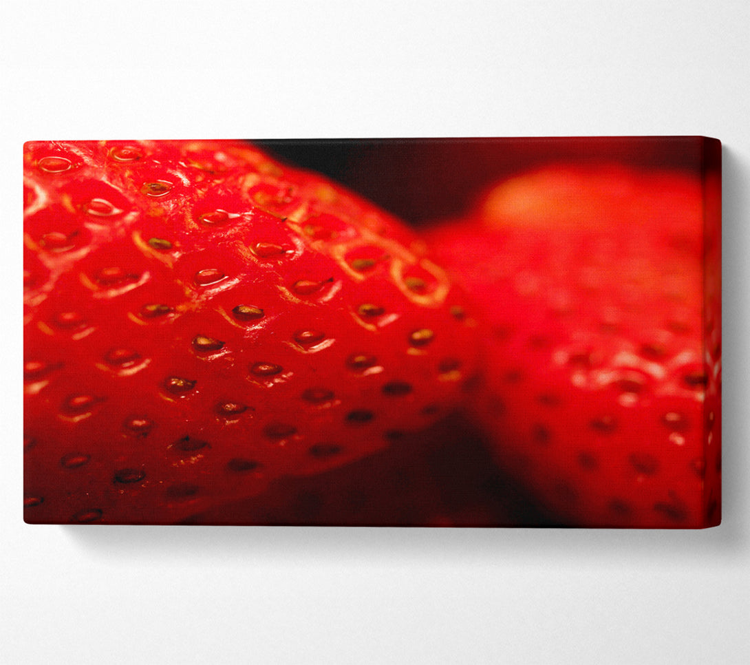  A Canvas Print of Strawberry Treat Canvas Print