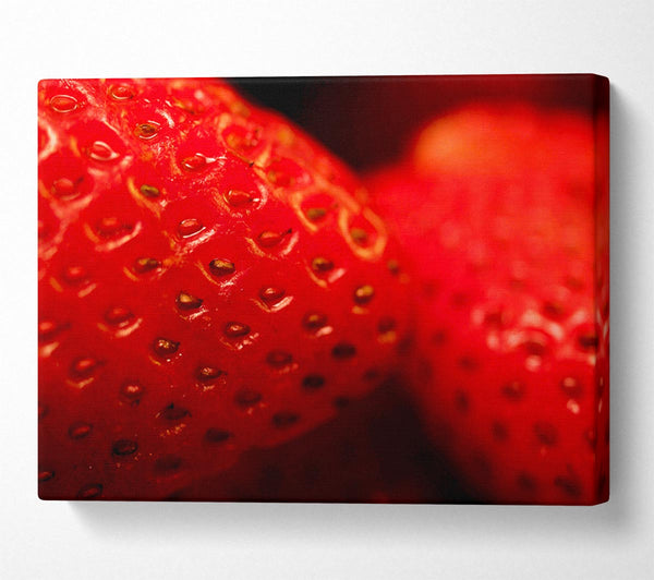  A Canvas Print of Strawberry Treat Canvas Print