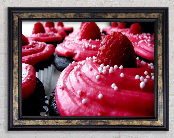 Pink Cupcakes Framed Print