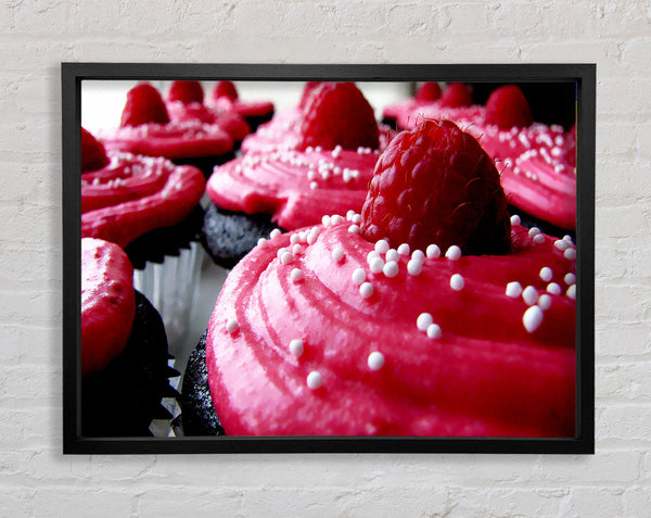 Pink Cupcakes Framed Print