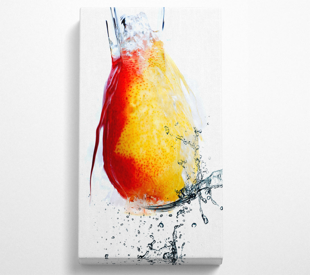  A Canvas Print of Peach Waterfall Canvas Wall Art