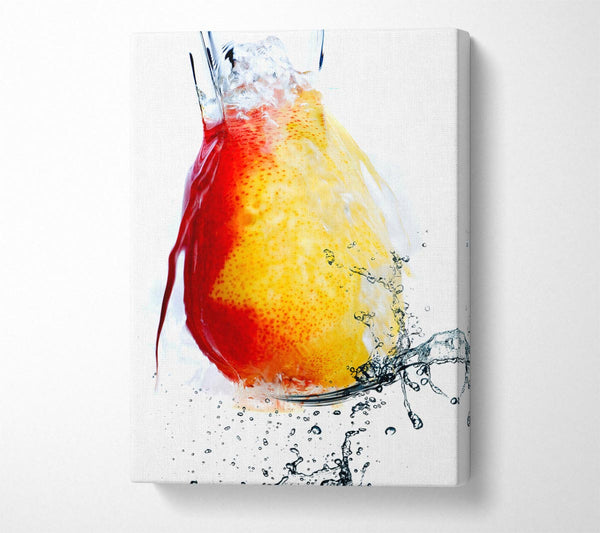  A Canvas Print of Peach Waterfall Canvas Wall Art