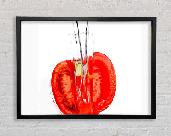 Tomato Waterfall Framed Print