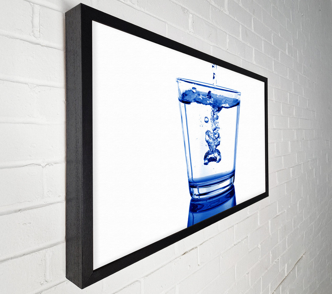  A Canvas Print of Water Glass Canvas Print