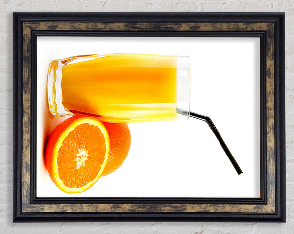 Orange Juice Framed Print