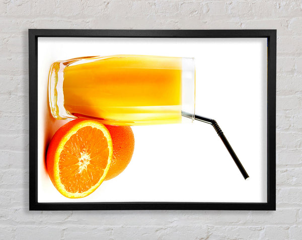 Orange Juice Framed Print