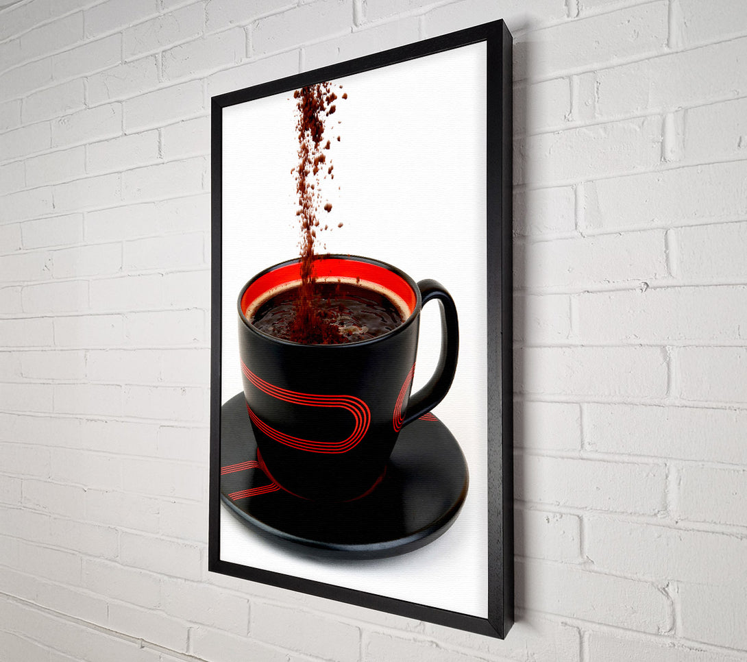  A Canvas Print of Coffee Bean Pour Canvas Art