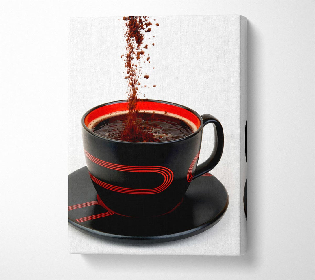 A Canvas Print of Coffee Bean Pour Canvas Art