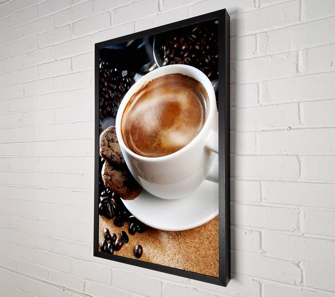  A Canvas Print of Cappuccino Treat Canvas Art
