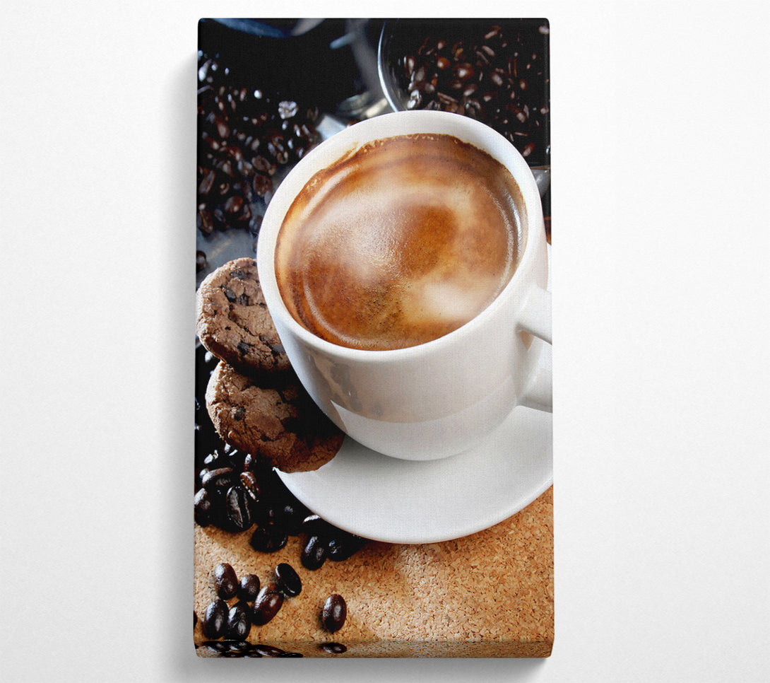  A Canvas Print of Cappuccino Treat Canvas Art