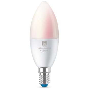 Ansell Lighting AOCTOW/C37/RGBTW/E14  OCTO Smart 5W RGB/Tunable White Dimmable E14 C37 Frosted LED Candle Bulb