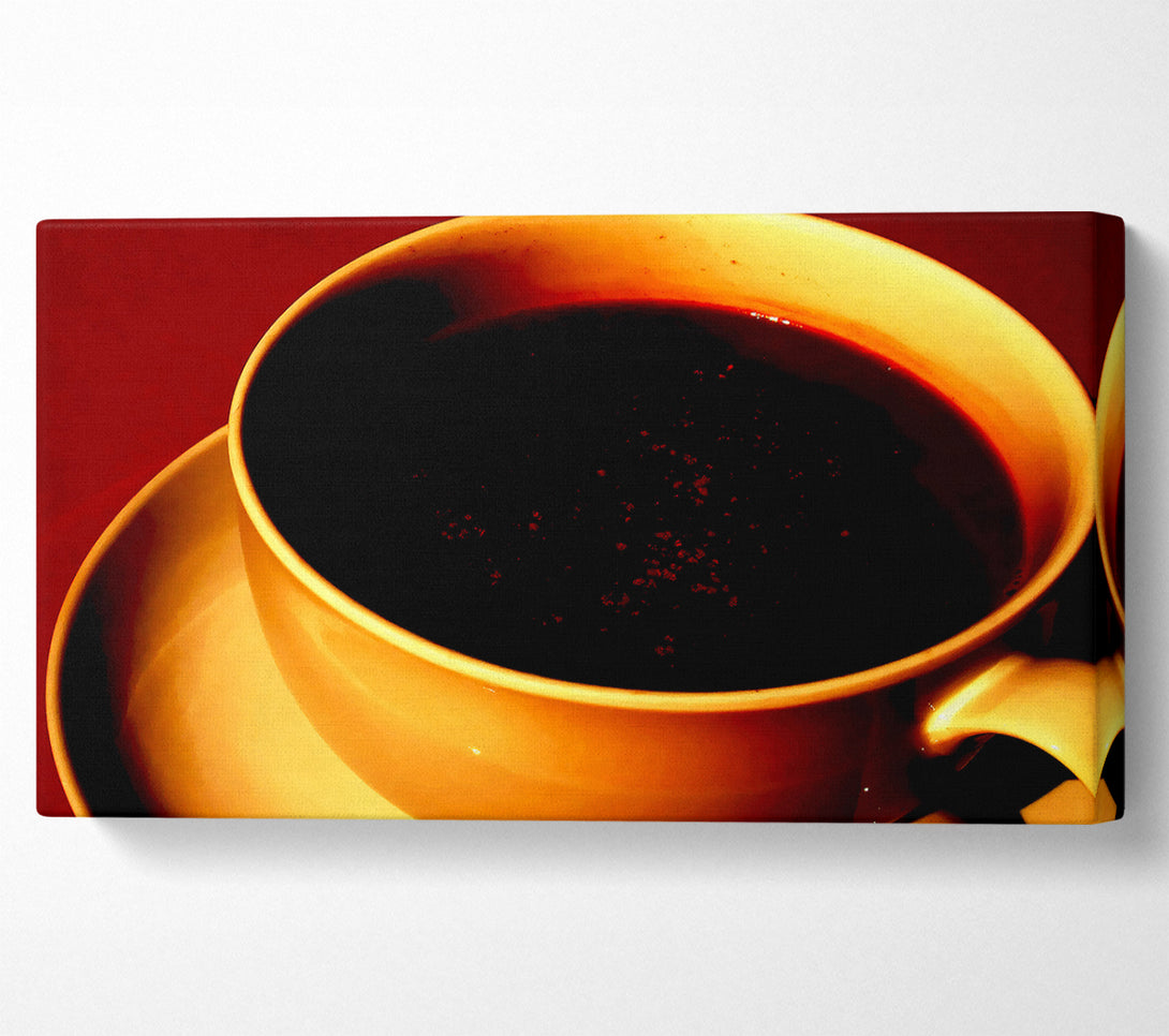  A Canvas Print of Coffee In Sunlight Canvas Art