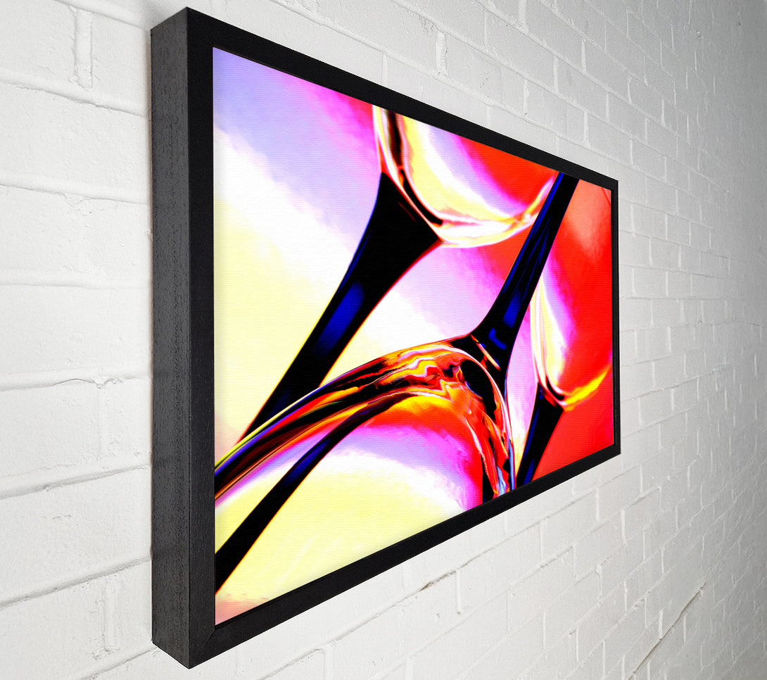  A Canvas Print of Wine Glass Trio Canvas Art