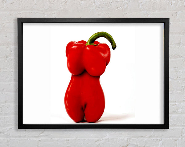 Red Hot Pepper Framed Print