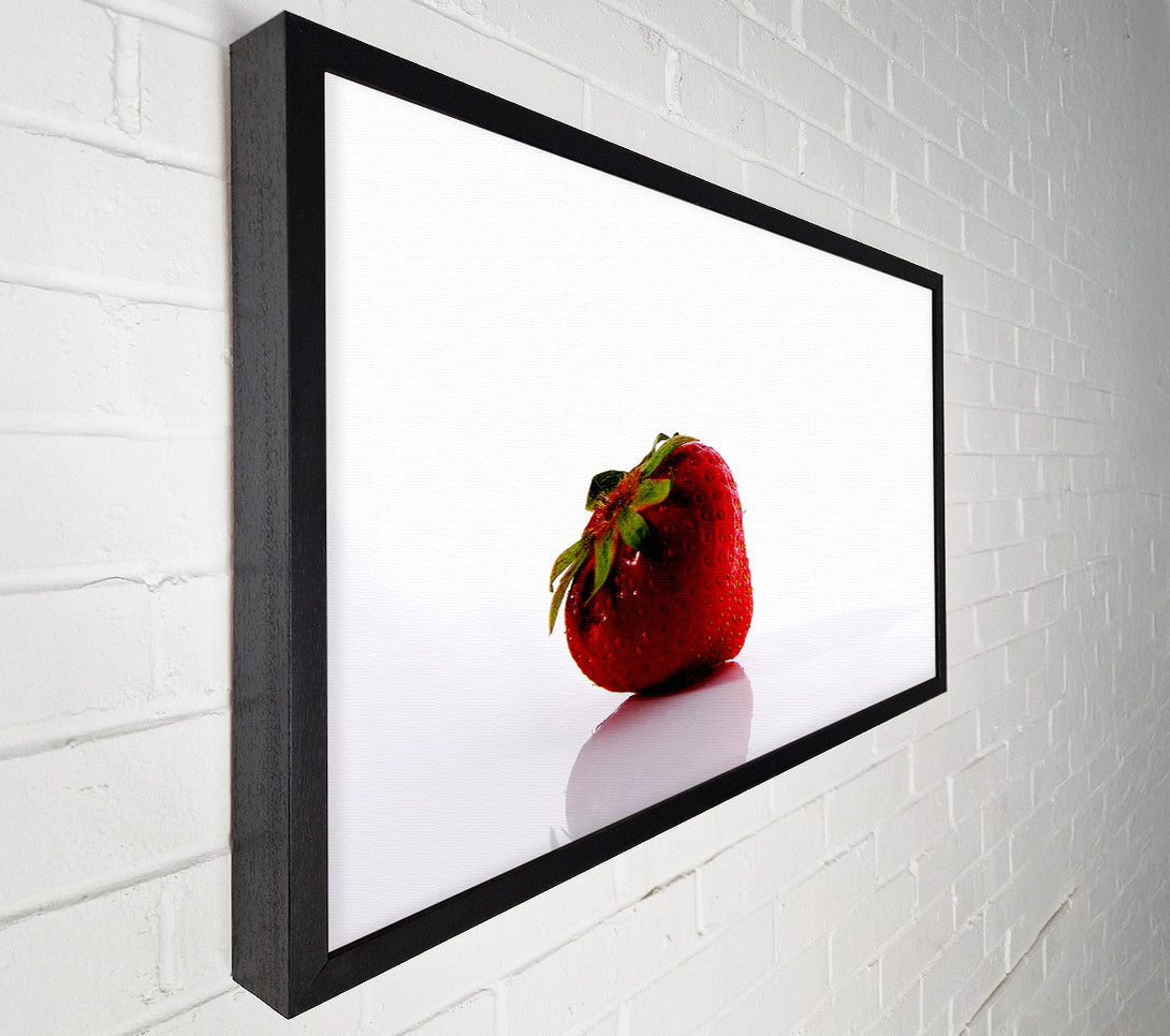  A Canvas Print of Lonely Strawberry Canvas Wall Art