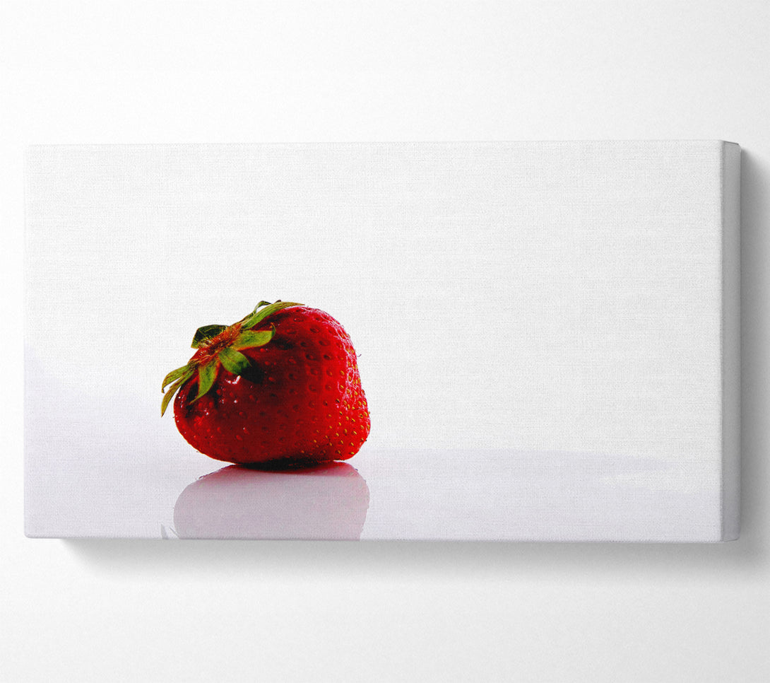  A Canvas Print of Lonely Strawberry Canvas Wall Art