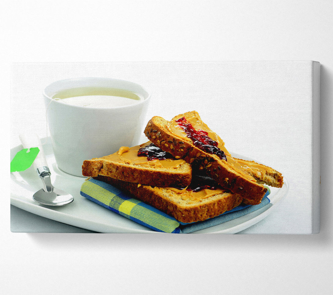  A Canvas Print of Tea And Toast Canvas Print
