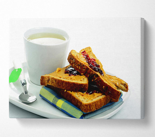  A Canvas Print of Tea And Toast Canvas Print