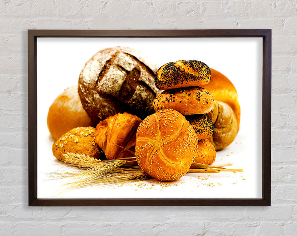 Bread Choice Framed Print