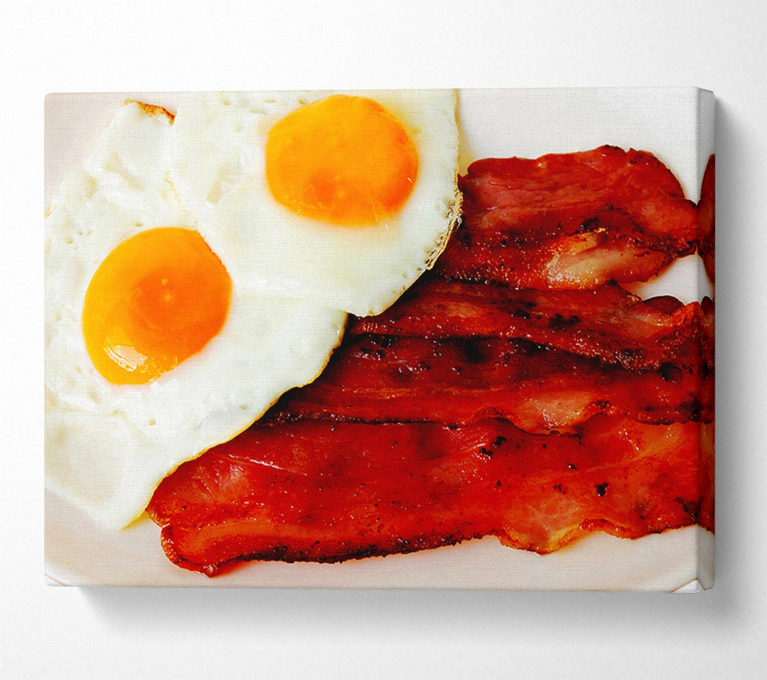  A Canvas Print of Eggs And Bacon Canvas Print