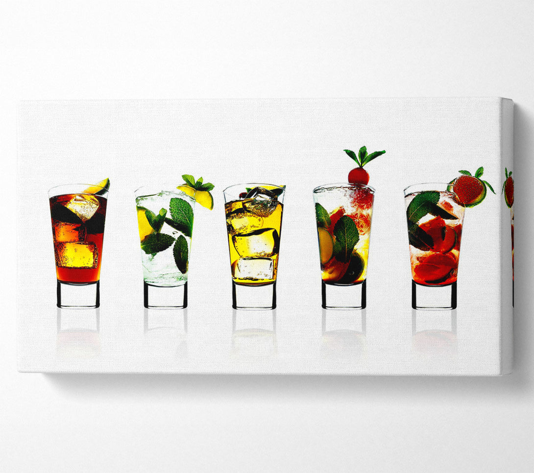  A Canvas Print of Cocktail Party With Ice Canvas Print