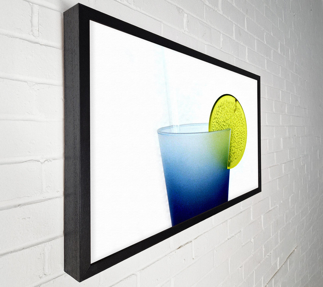  A Canvas Print of Blue Frost Slice Canvas Wall Art