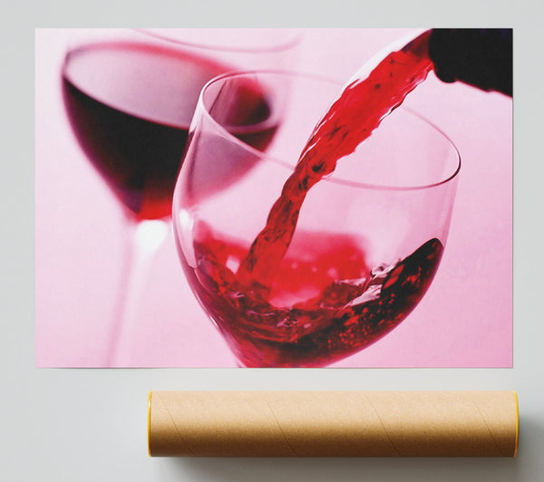 Red Wine For Two Print