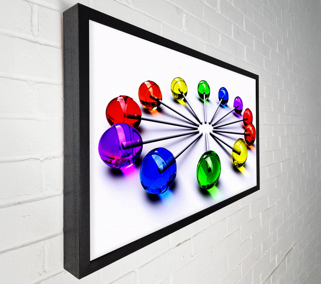  A Canvas Print of Lollypop Madness Canvas Wall Art