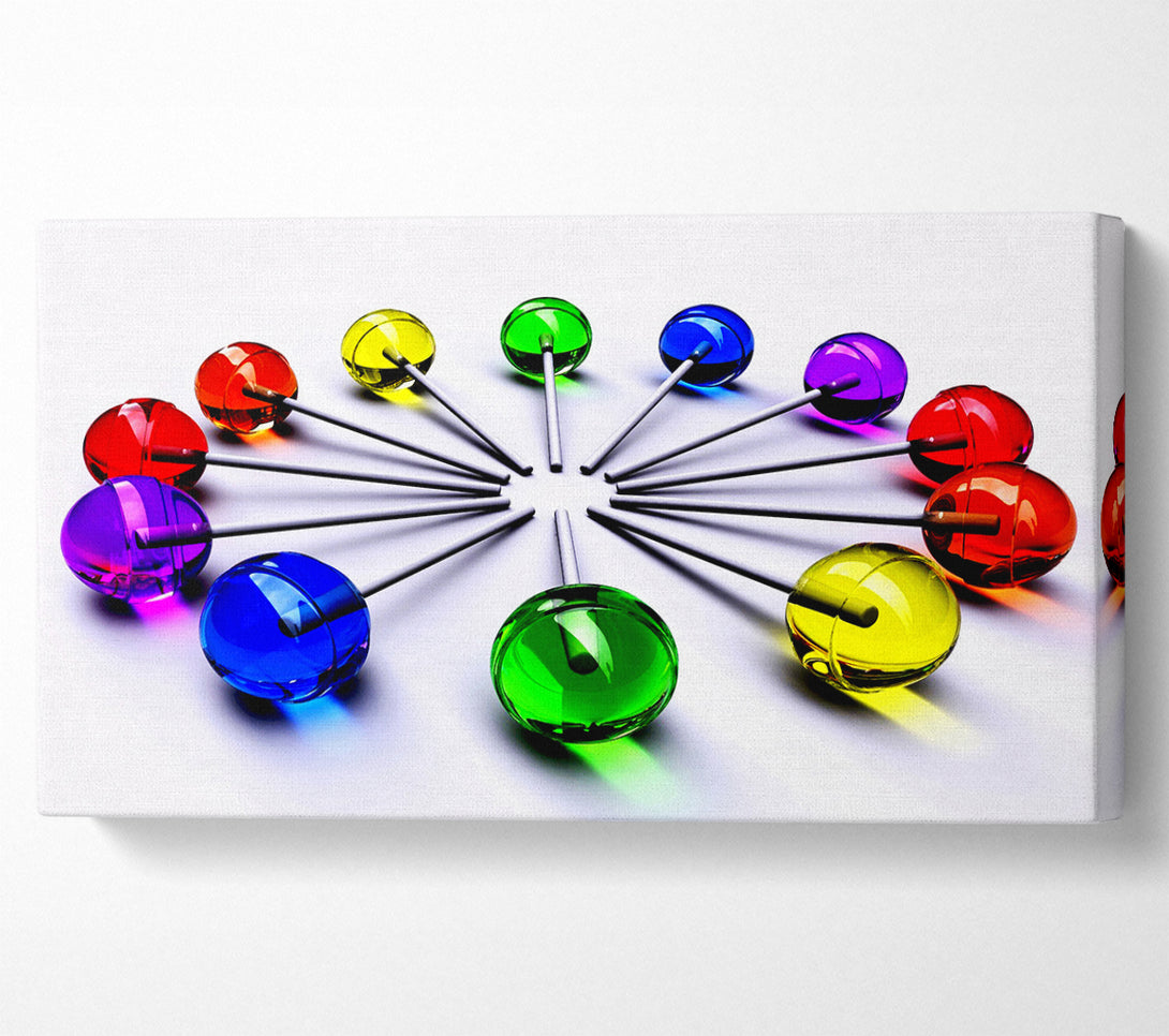  A Canvas Print of Lollypop Madness Canvas Wall Art