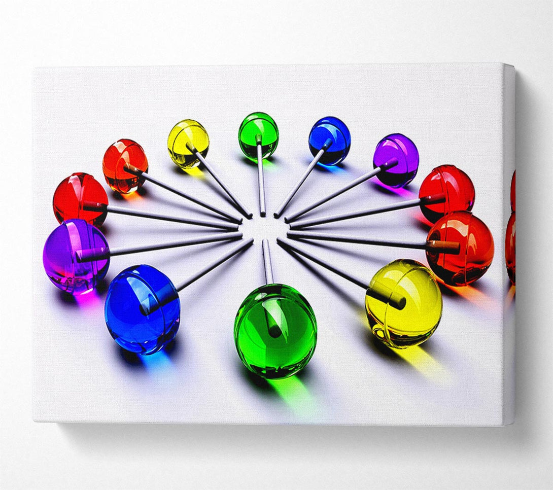  A Canvas Print of Lollypop Madness Canvas Wall Art