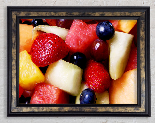 Summer Fruit Selections Framed Print