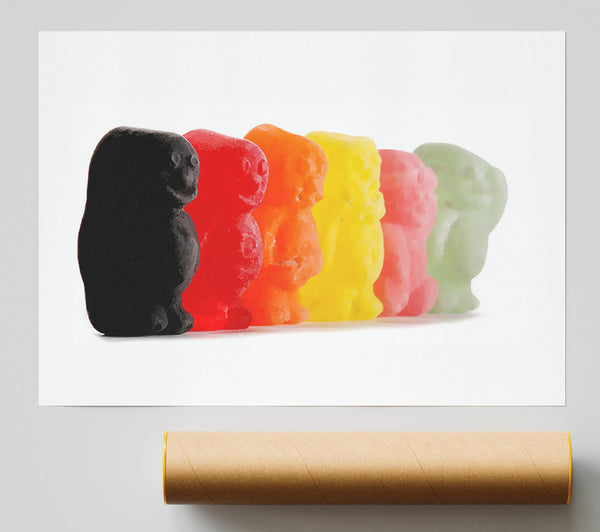 Jelly Baby Smiles Print