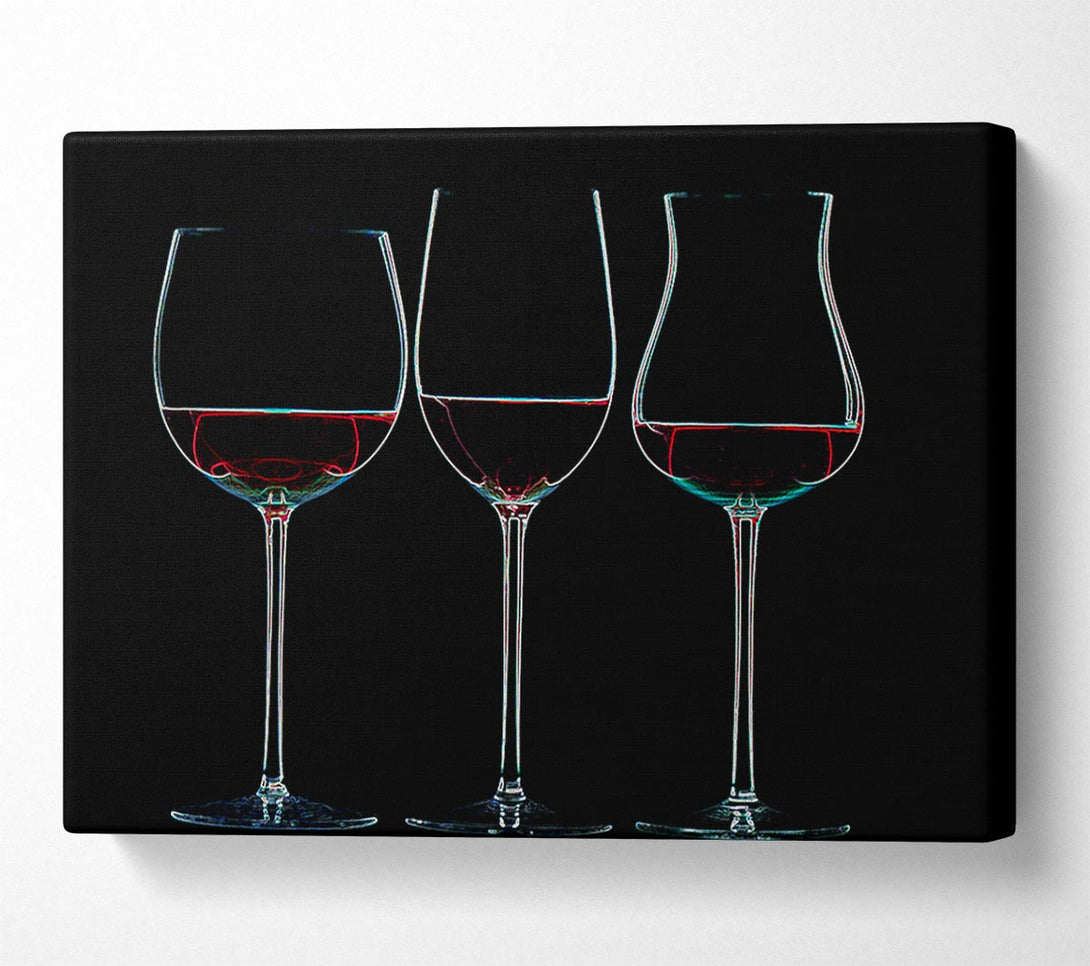  A Canvas Print of Wine Glass Canvas Art