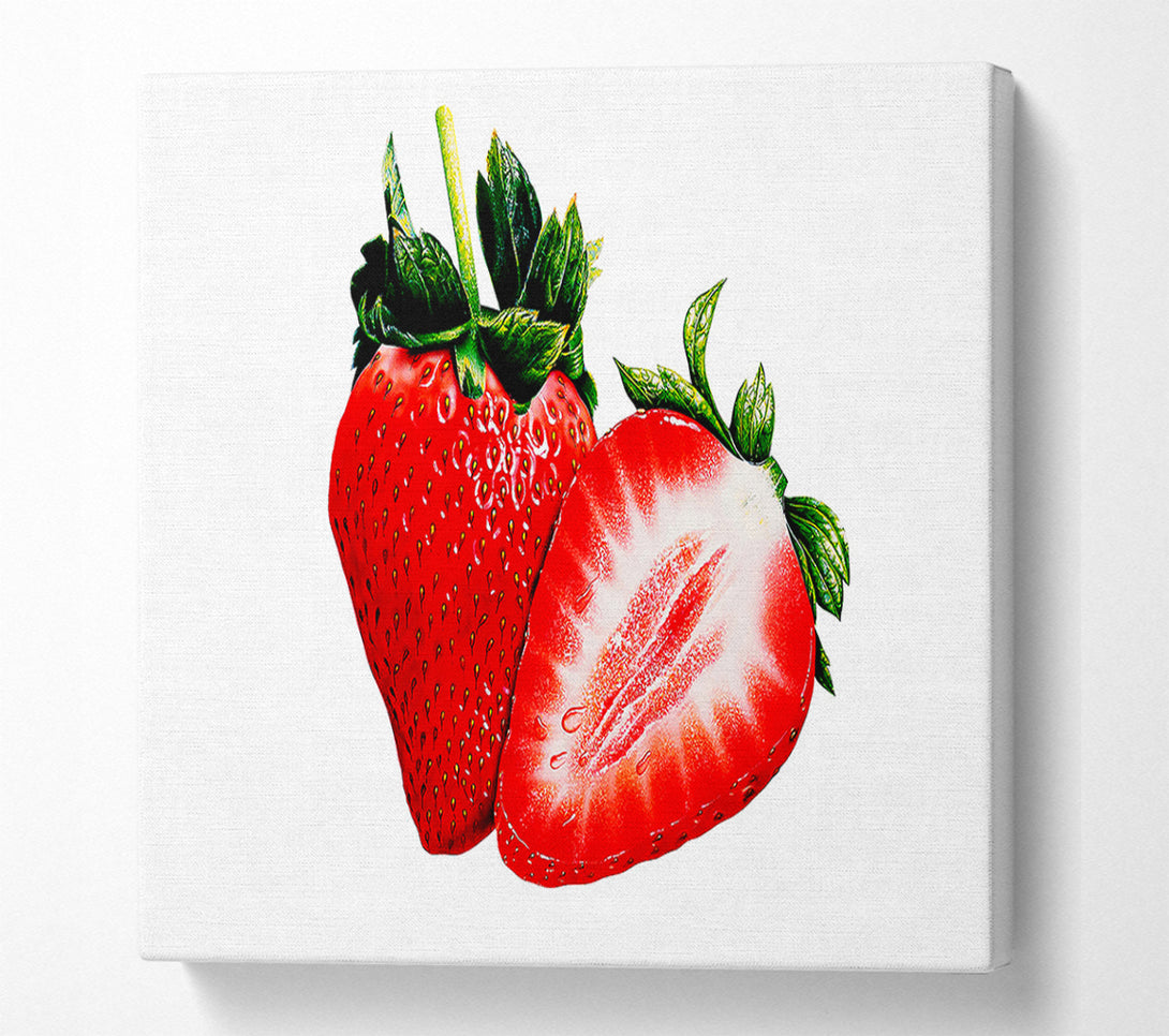  A Canvas Print of Strawberrys Canvas Wall Art