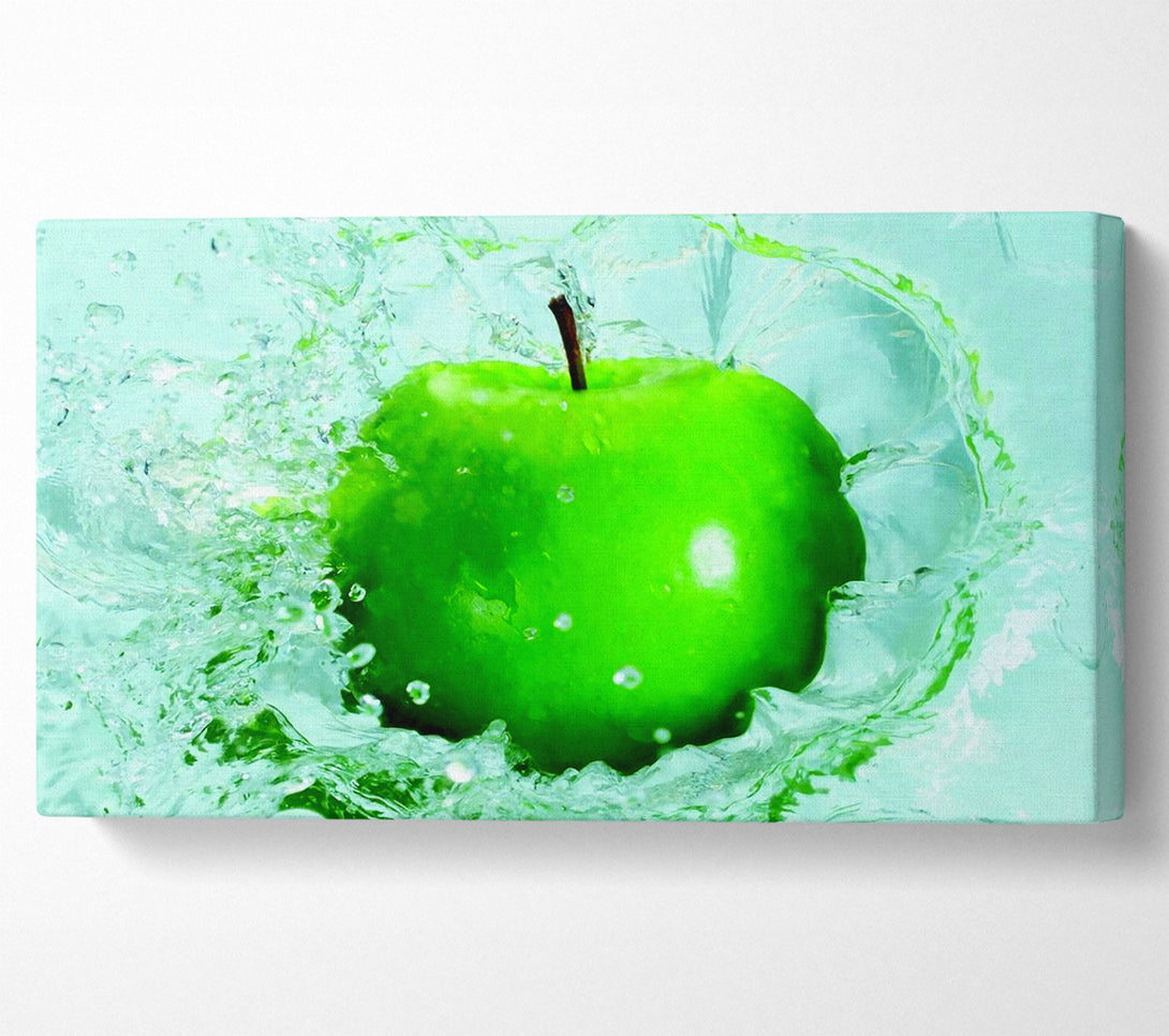  A Canvas Print of Apple Splash Canvas Print