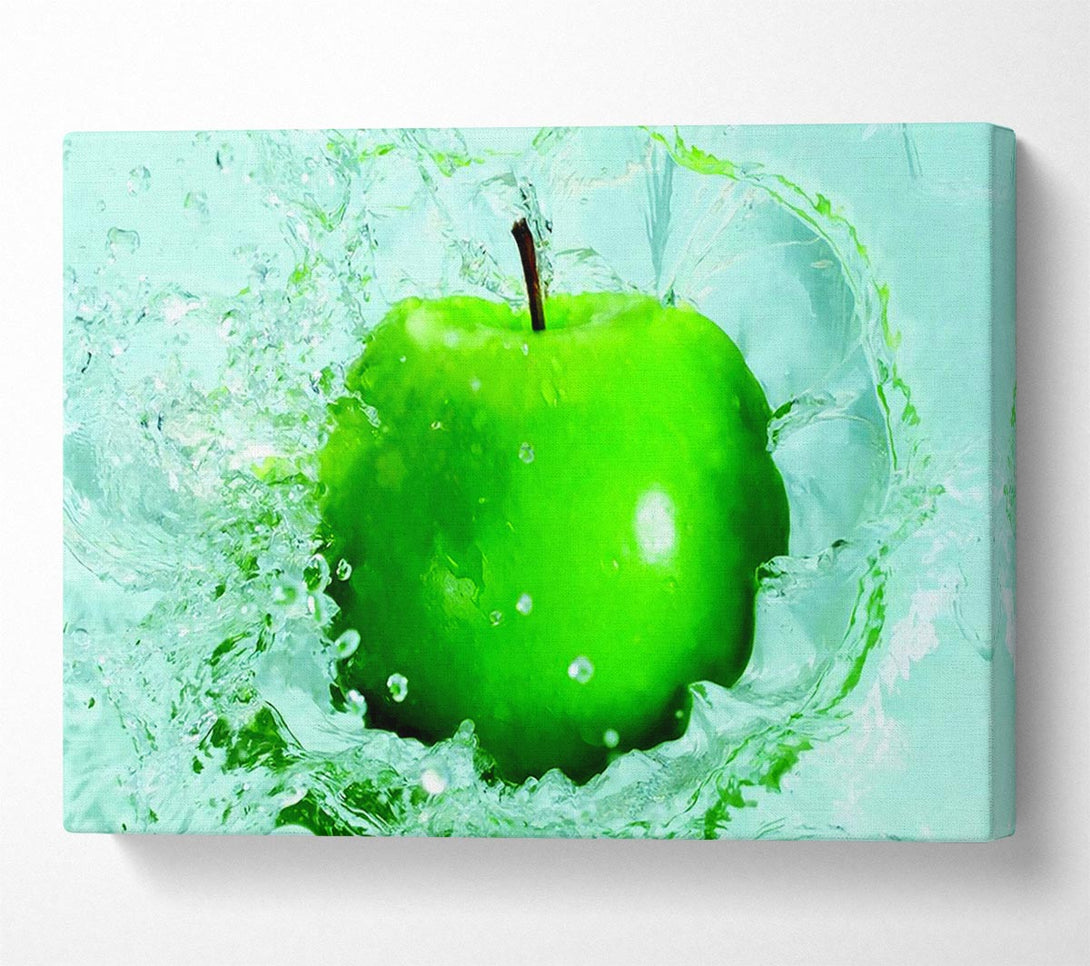  A Canvas Print of Apple Splash Canvas Print