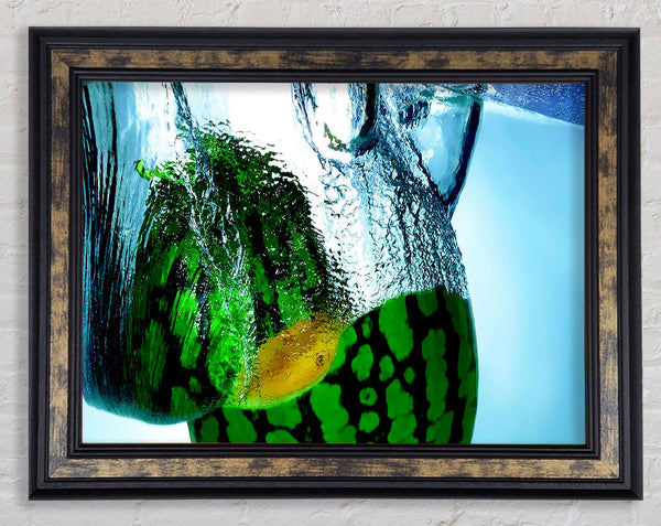 Water Melon Framed Print