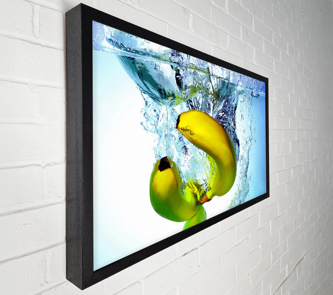  A Canvas Print of Banana Splash Canvas Art