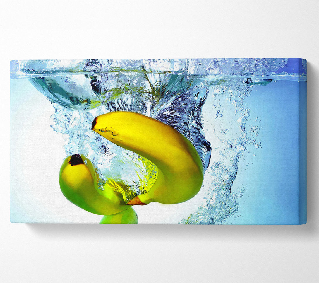  A Canvas Print of Banana Splash Canvas Art