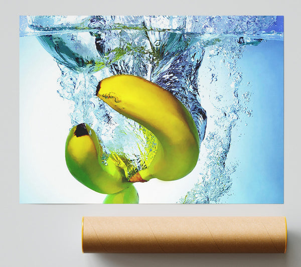 Banana Splash Giclee Print