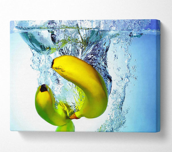  A Canvas Print of Banana Splash Canvas Art