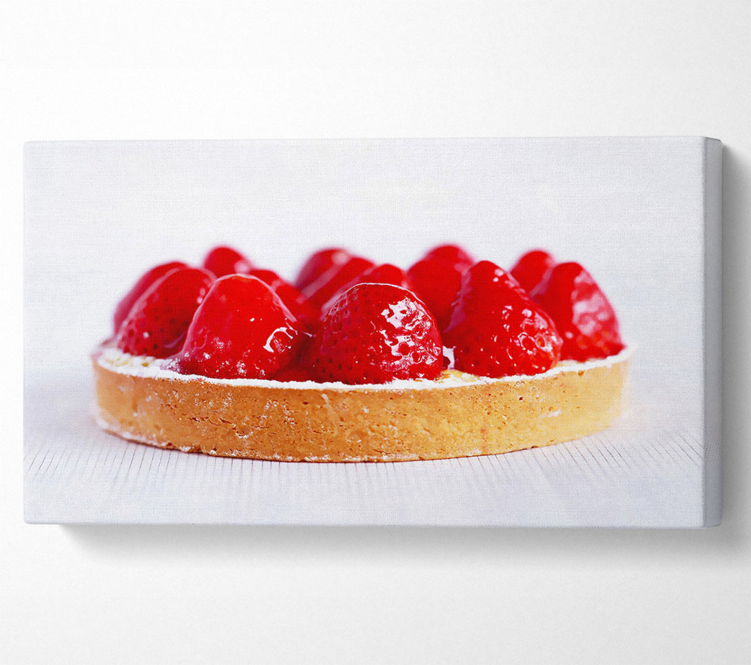  A Canvas Print of Strawberry Tart Canvas Wall Art