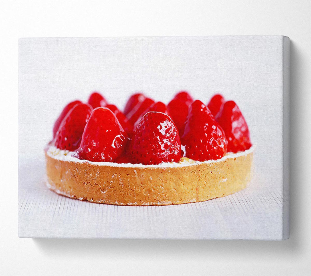  A Canvas Print of Strawberry Tart Canvas Wall Art