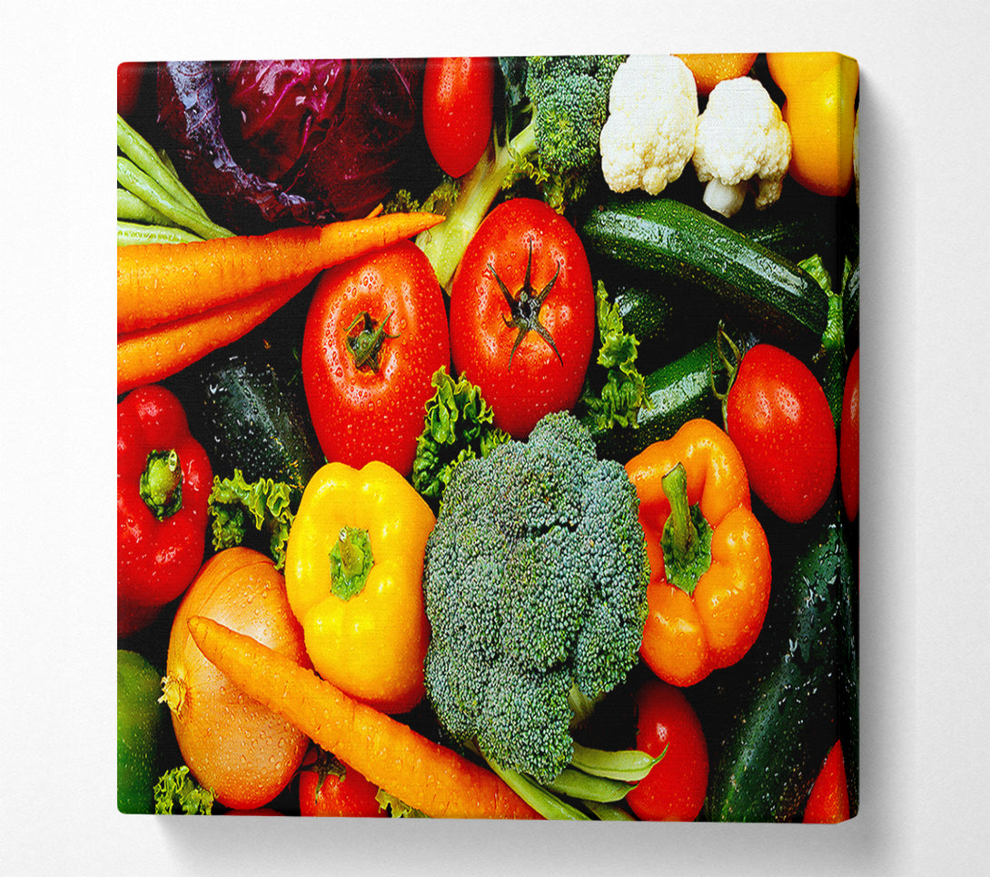  A Canvas Print of Vegetable Supreme Canvas Art
