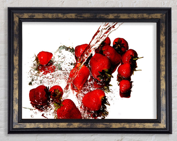 Strawberry Galore Framed Print